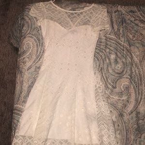 Lace White Dress